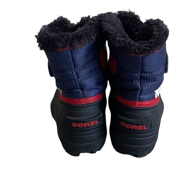 SOREL Baby Toddler Snow Commander Waterproof Winter Snow Boot Red Blue Black 5 - Picture 3 of 8